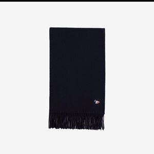 MAISON KITSUNE Women's Solid Wool NVY Scarf